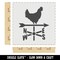 Rooster Weathervane North South West East Wall Cookie DIY Craft Reusable Stencil